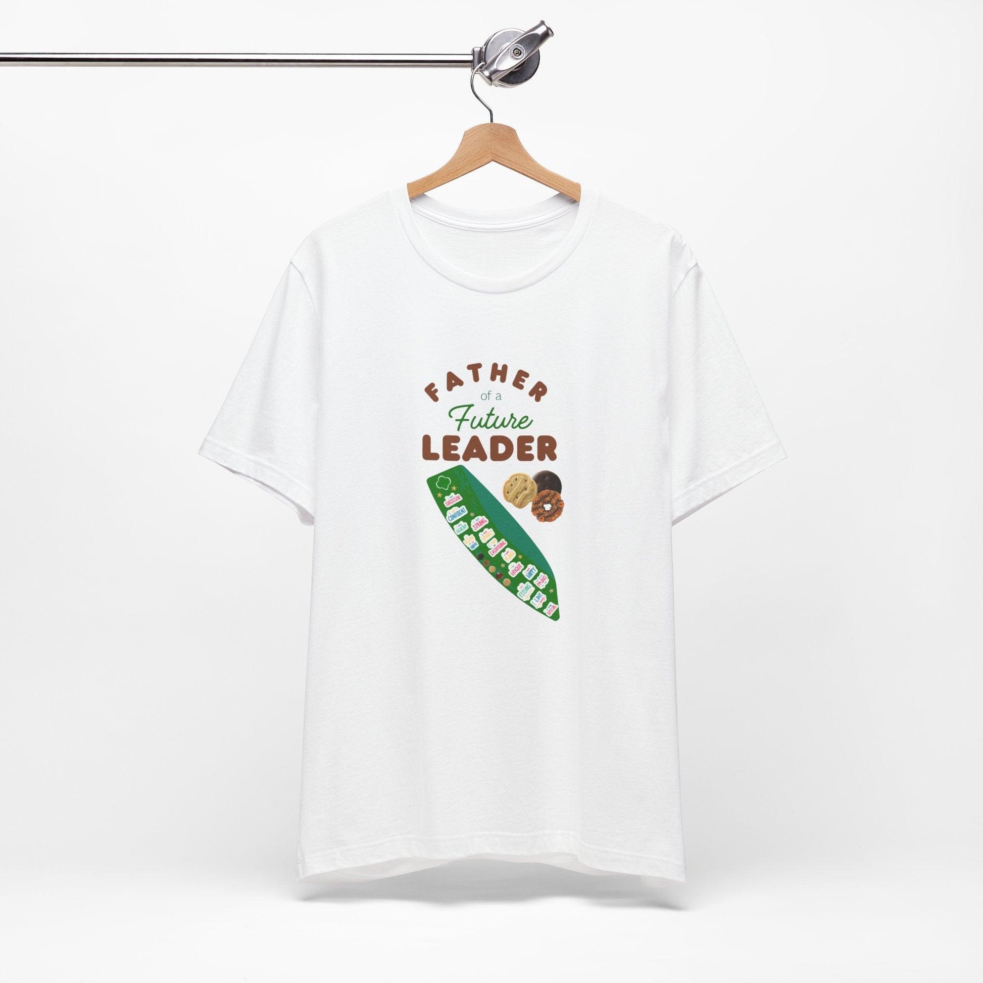 Father of a Future Leader - Unisex Jersey Tee - Smart, Brave, & Cookie-Powered! - Whippie's