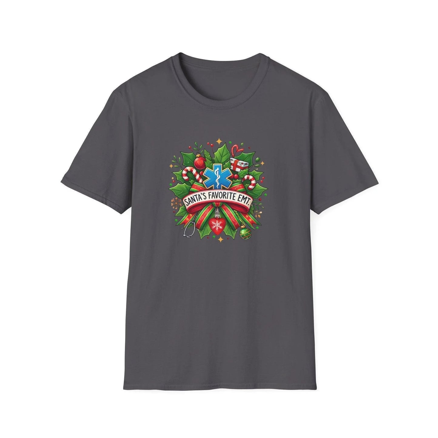 Santa's Favorite EMT Unisex Tee 🚑🎅 - Whippie's