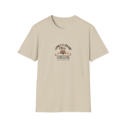 Thanksgiving Family & Friends Crew - Gobble 'Til You Wobble with Your Favorite Crew! 🦃🍁 Unisex T-Shirt - Whippie's