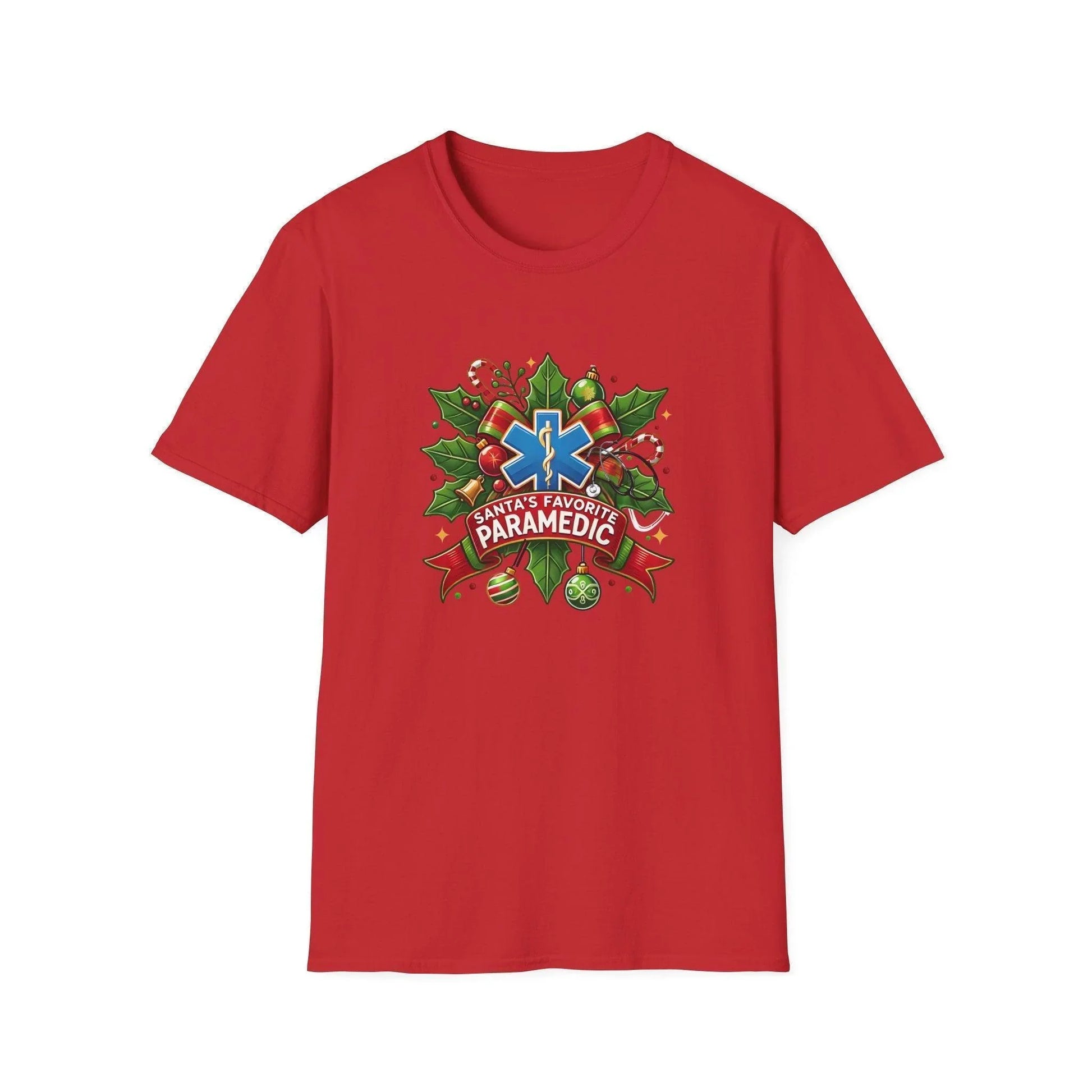 Santa's Favorite Paramedic Unisex Tee 🚑🎅 - Whippie's