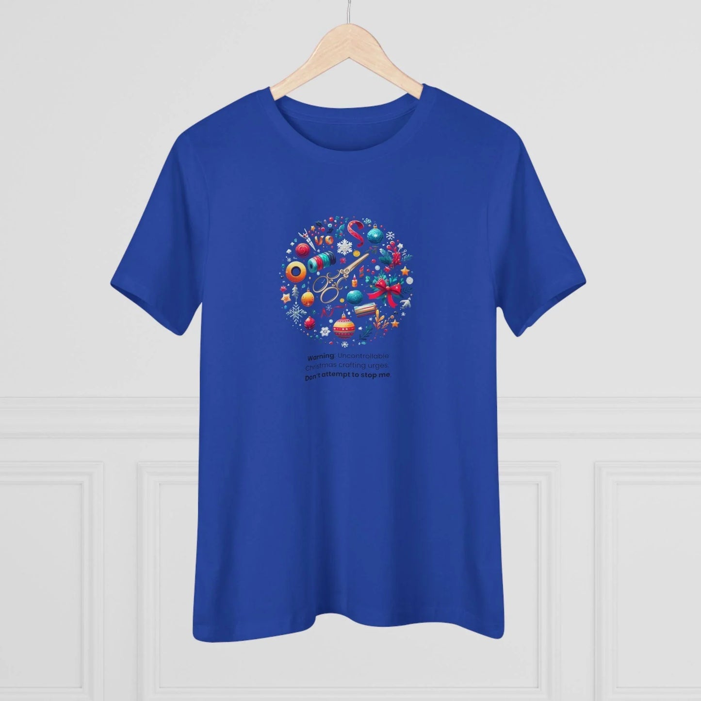 Snow Globe - Uncontrollable Urge to Craft - Women's Softstyle Tee - Whippie's