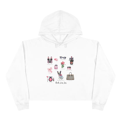 Ooh La La! French Chic Crop Hoodie