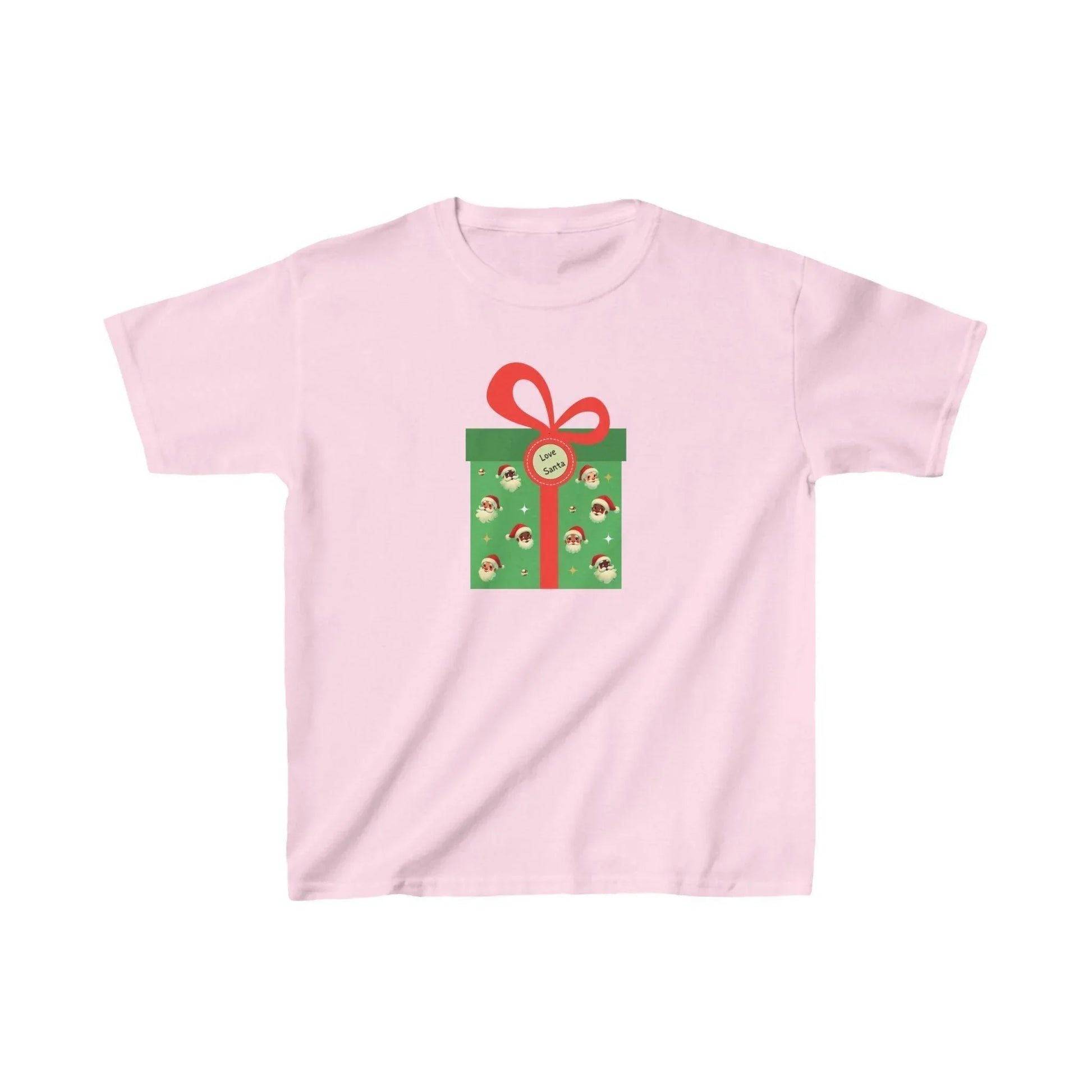 Love Santa Present 🎅 Kids Heavy Cotton™ Tee! - Whippie's