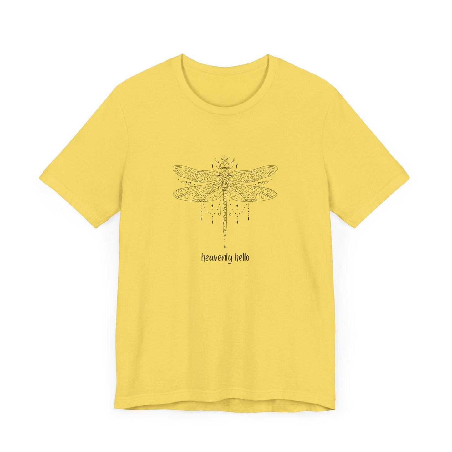 Heavenly Hello Unisex Jersey Tee - 🕊️ Carry a Piece of Heaven Close to Your Heart 🕊️ - Whippie's