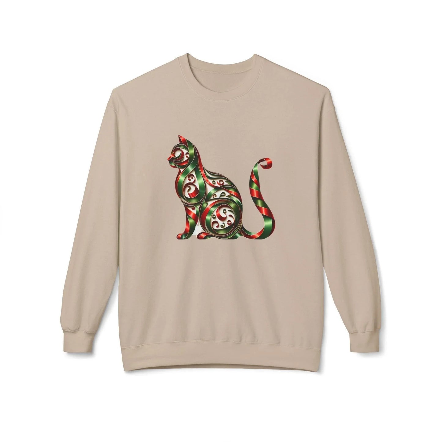🐱 Merry Meowmas! 🎄 Unisex Fleece Sweatshirt 🎁 - Whippie's