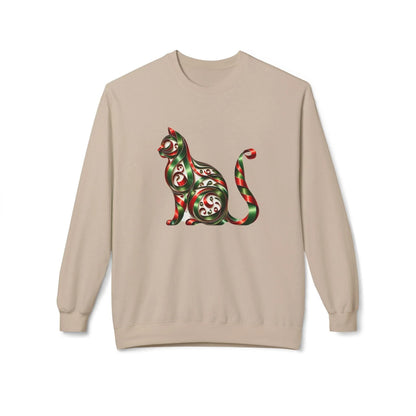 🐱 Merry Meowmas! 🎄 Unisex Fleece Sweatshirt 🎁 - Whippie's