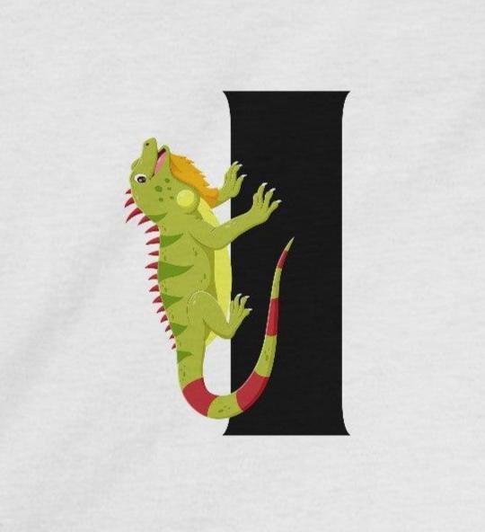 Alphabet Adventures: Letter I - Iguana Youth T-Shirt - Whippie's