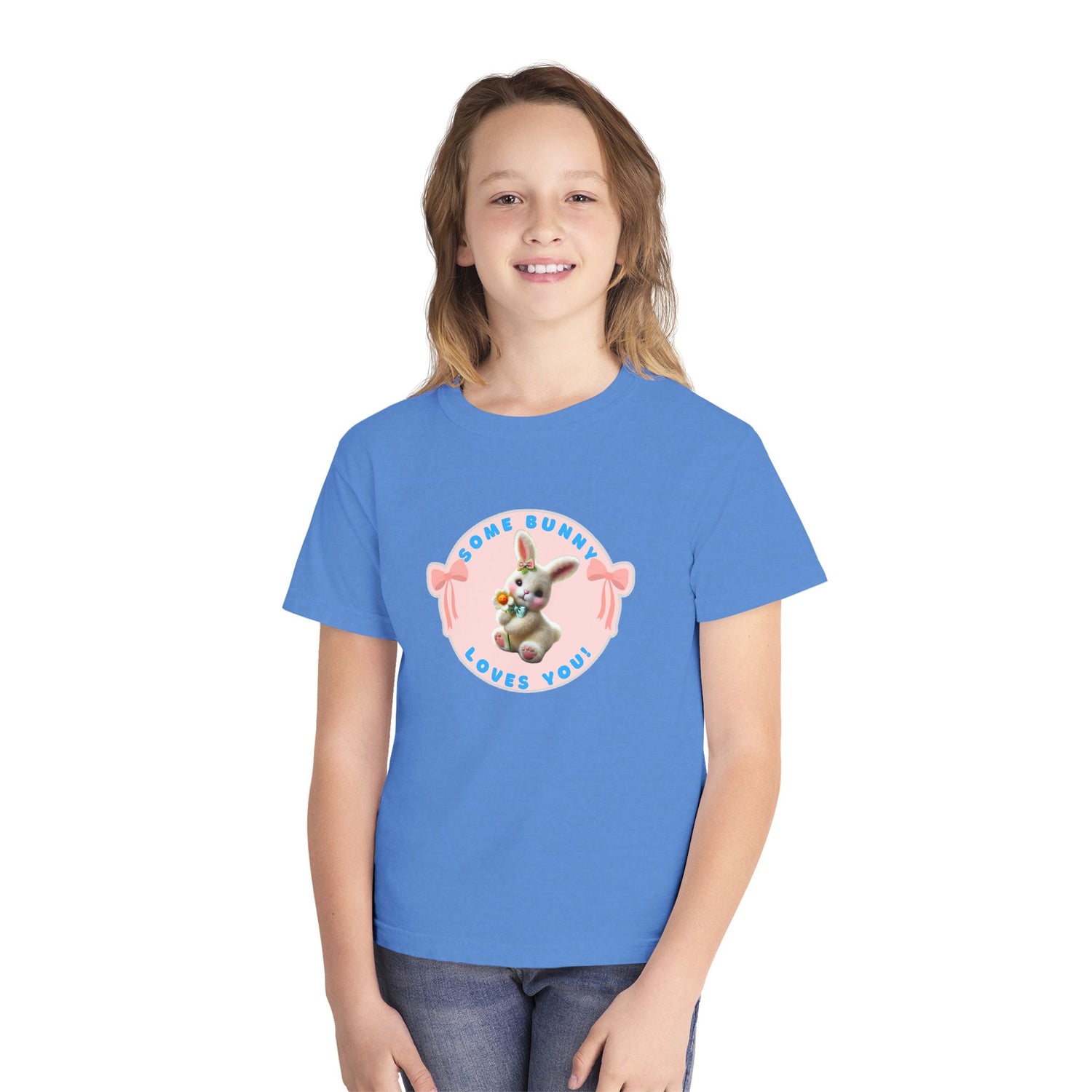 Some Bunny Loves You Youth Midweight Tee - Hop into Easter with Adorable Style! 🐰💖
