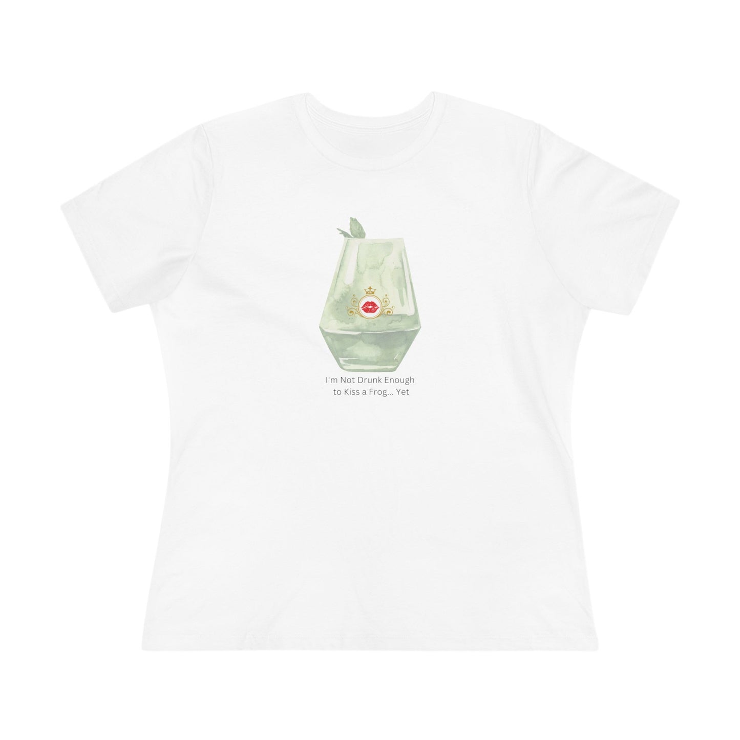 Frog Cocktail Shirt - I’m Not Drunk Enough to Kiss a Frog Yet