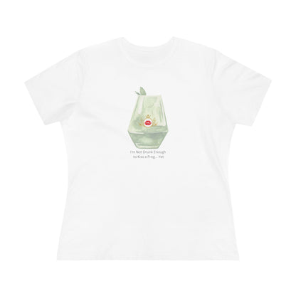 Frog Cocktail Shirt - I’m Not Drunk Enough to Kiss a Frog Yet