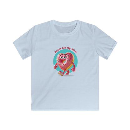 💖 Donut Kill My Vibe! 🍩 Kids Softstyle Tee ✨ Spread the sweet vibes this Valentine's Day! - Whippie's