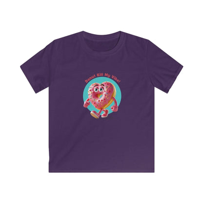 💖 Donut Kill My Vibe! 🍩 Kids Softstyle Tee ✨ Spread the sweet vibes this Valentine's Day! - Whippie's