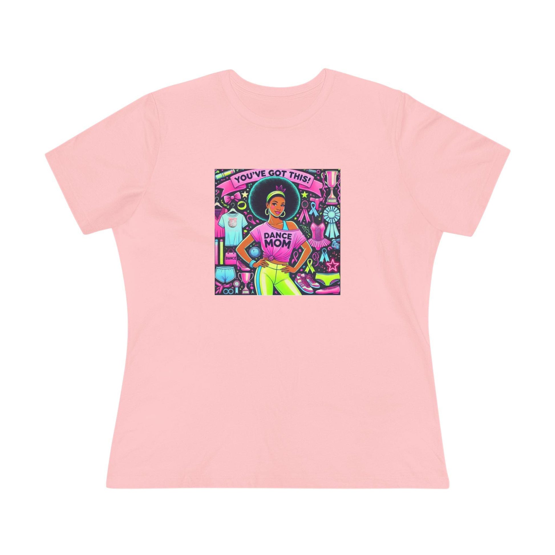 Dance Mom Magic (Young Black Mom) - A Colorful Celebration 🌈 - Women's Softstyle Tee - Whippie's