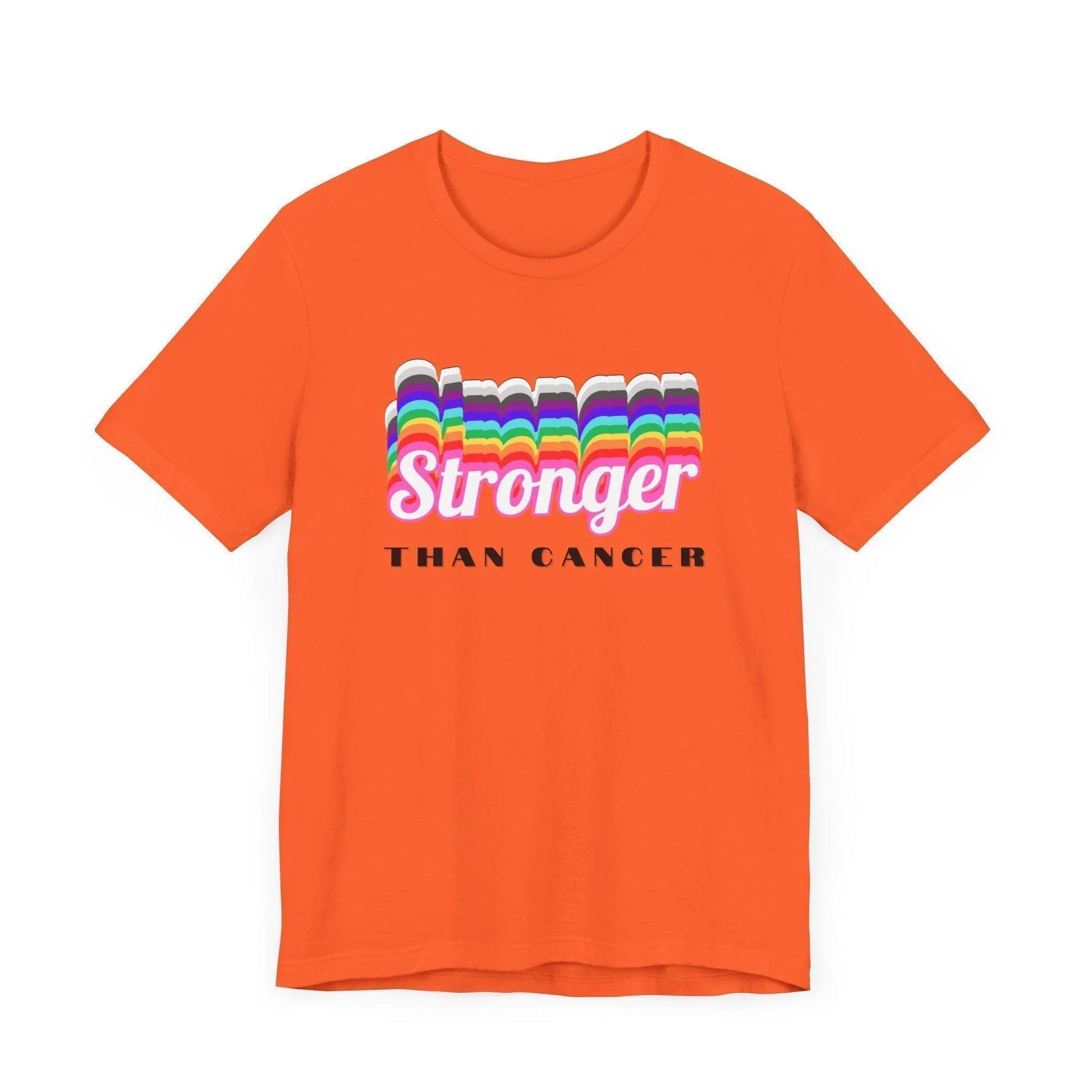 💪 Stronger Than Cancer 🎗️ Unisex Jersey Tee ✨ Show your support, wear your strength. - Whippie's