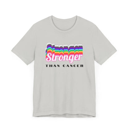 💪 Stronger Than Cancer 🎗️ Unisex Jersey Tee ✨ Show your support, wear your strength. - Whippie's