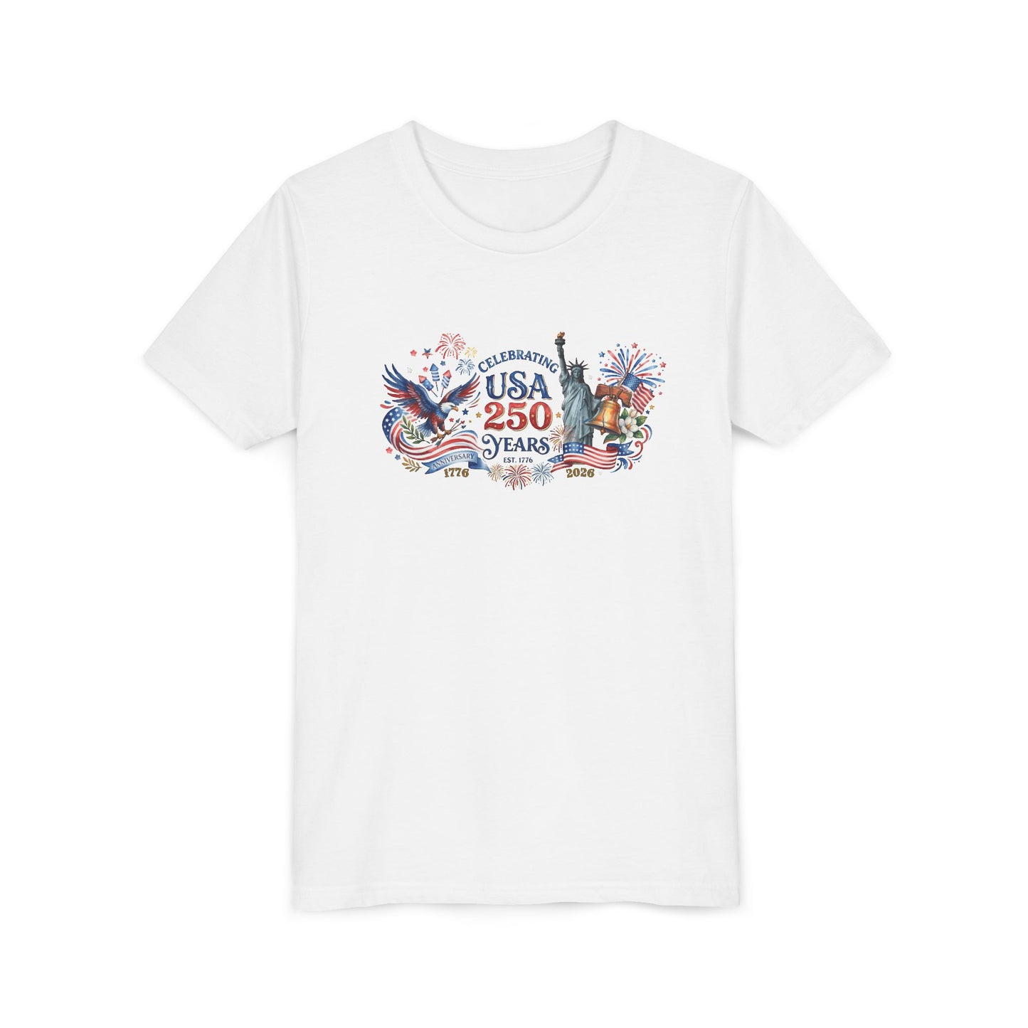 USA 250 Tee - Youth | Personalizable