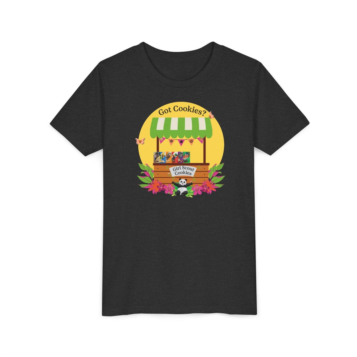 Got Cookies? Youth Tee - Support Your Local Girl Scout! 🍪🐼 - Whippie's