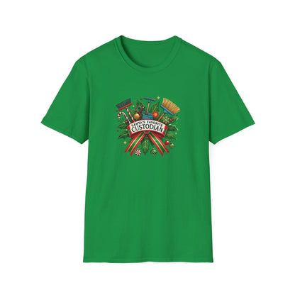 Santa's Favorite Custodian Unisex Tee 🧹🎅 - Whippie's