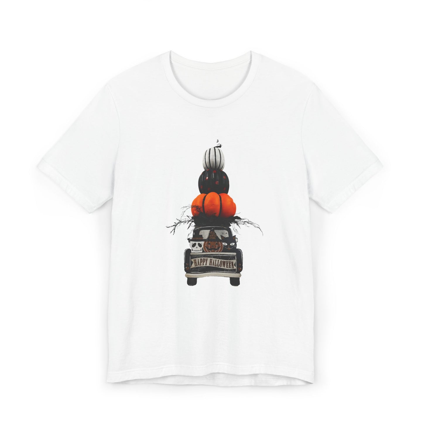 Halloween Truck | Festive Pumpkin Pickup Unisex Tee