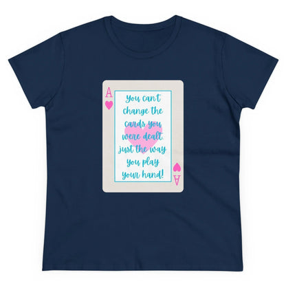 💖 Ace of Hearts 💪 Women's Tee ✨ Play your hand like a queen! 👑 - Whippie's