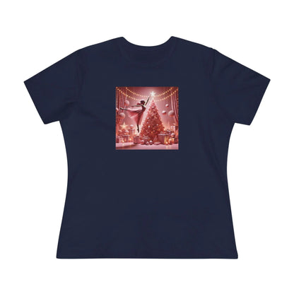 Pink Leap into the Holidays - Women's Softstyle Tee - Whippie's