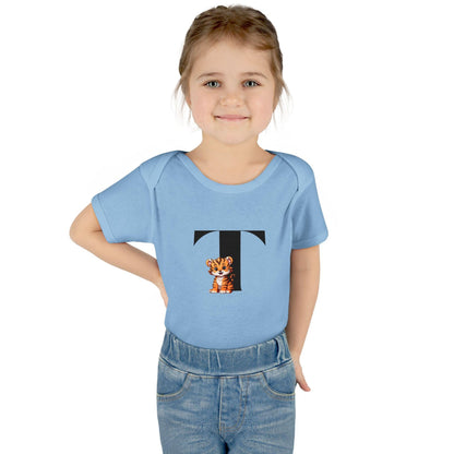 Alphabet Adventures: Letter T - Terrific Tiger Baby Onesie T is for Terrific Tiger! - Whippie's