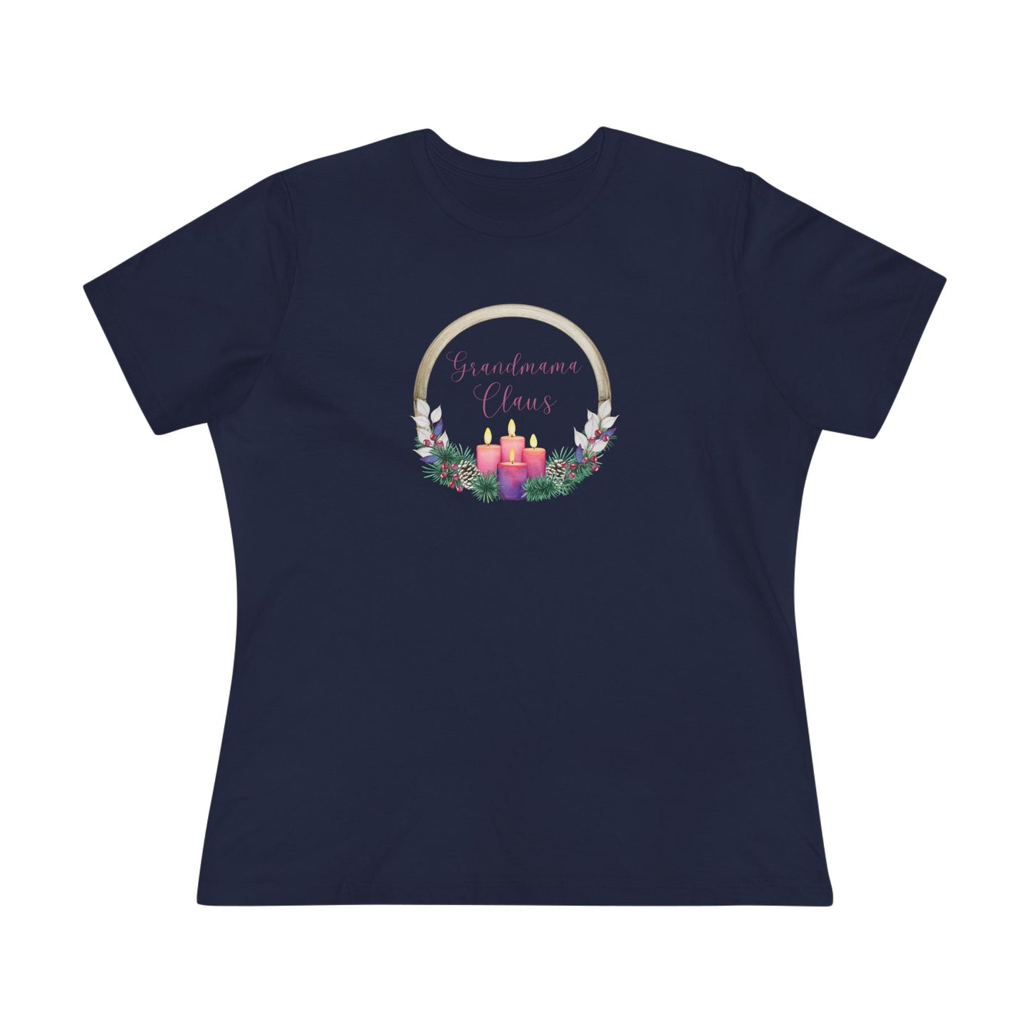 Grandmama Claus Tee - The Heart of Christmas Women's Tee