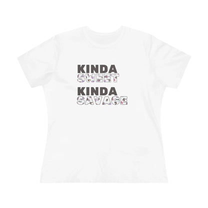 ✨ Kinda SWEET Kinda SAVAGE 😎 Women's Tee 💖 - Whippie's
