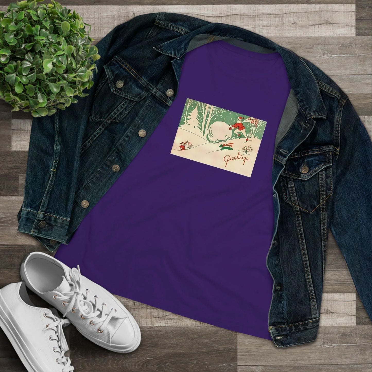 Greetings - Snow Fun - Women's Tee - Whippie's