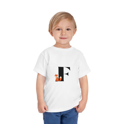 Alphabet Adventures: Letter F - Fox Toddler T-shirt - Whippie's
