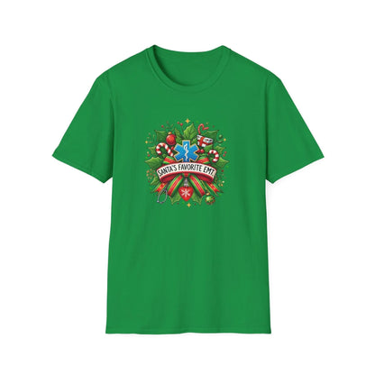 Santa's Favorite EMT Unisex Tee 🚑🎅 - Whippie's