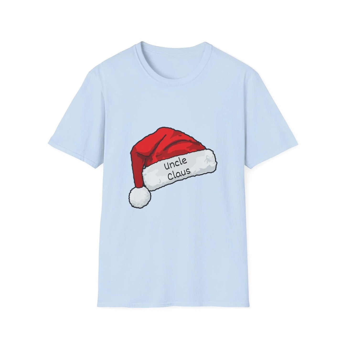 Uncle Claus: The Coolest Santa in Town 🎅- Mens Softstyle T-shirt - Whippie's