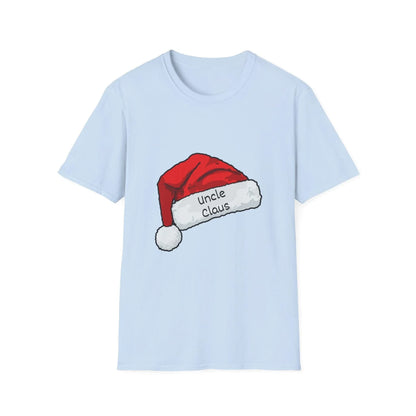 Uncle Claus: The Coolest Santa in Town 🎅- Mens Softstyle T-shirt - Whippie's