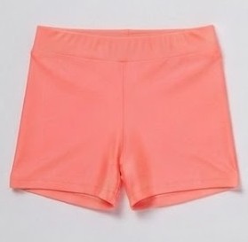 High Waisted Girls Dance Shorts