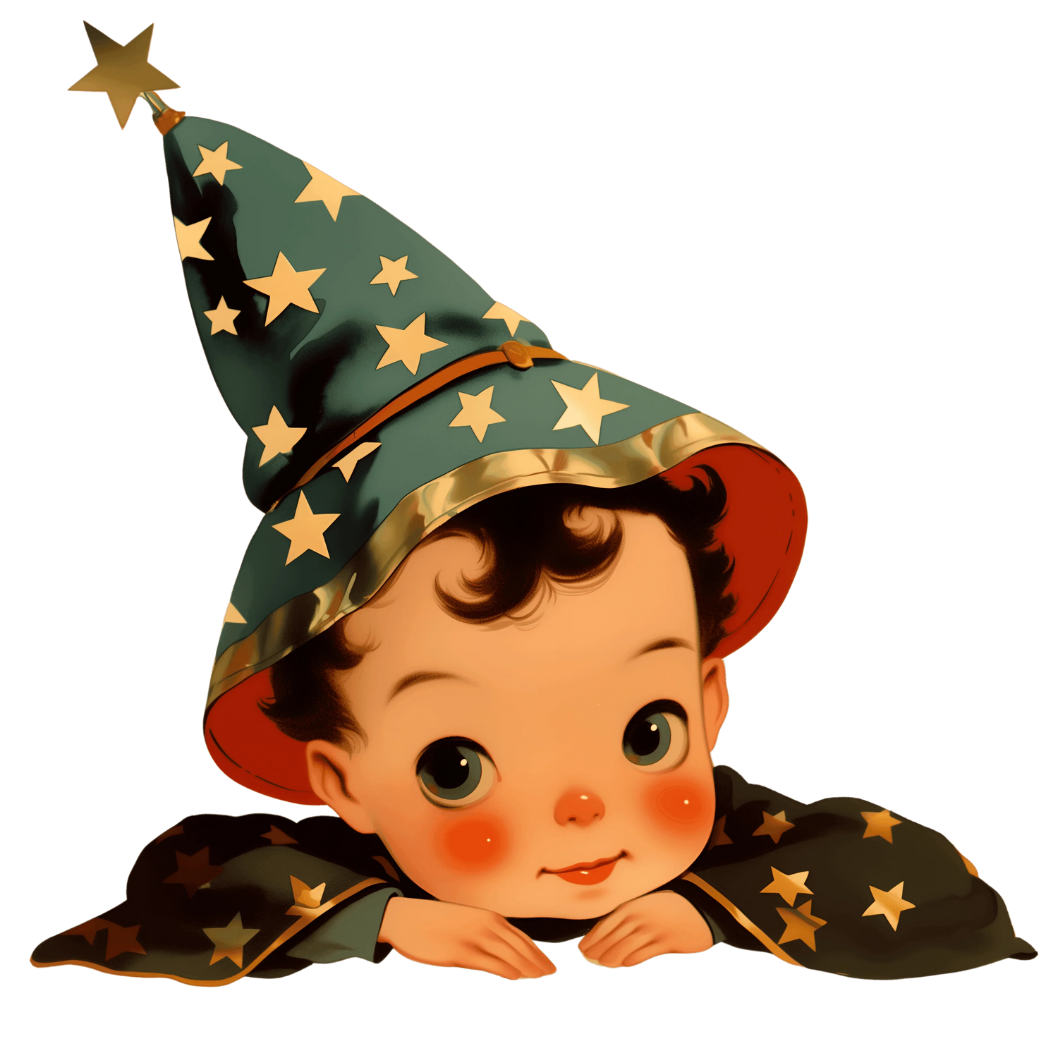 Vintage Boo-tique - Little Wizard's Charm V-neck T-shirt - Whippie's