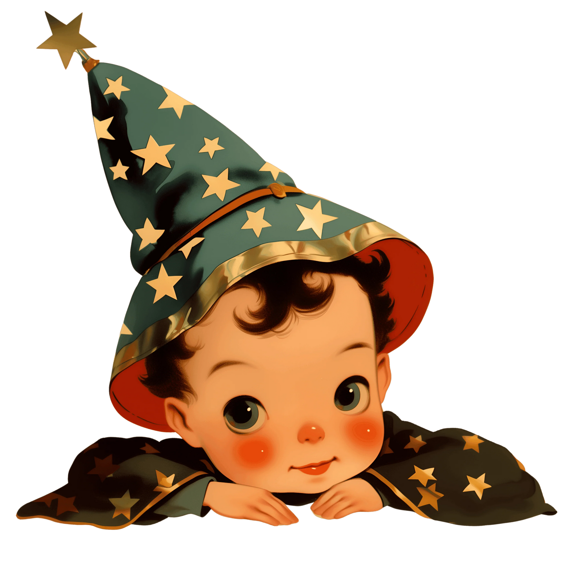 Vintage Boo-tique - Little Wizard's Charm V-neck T-shirt - Whippie's