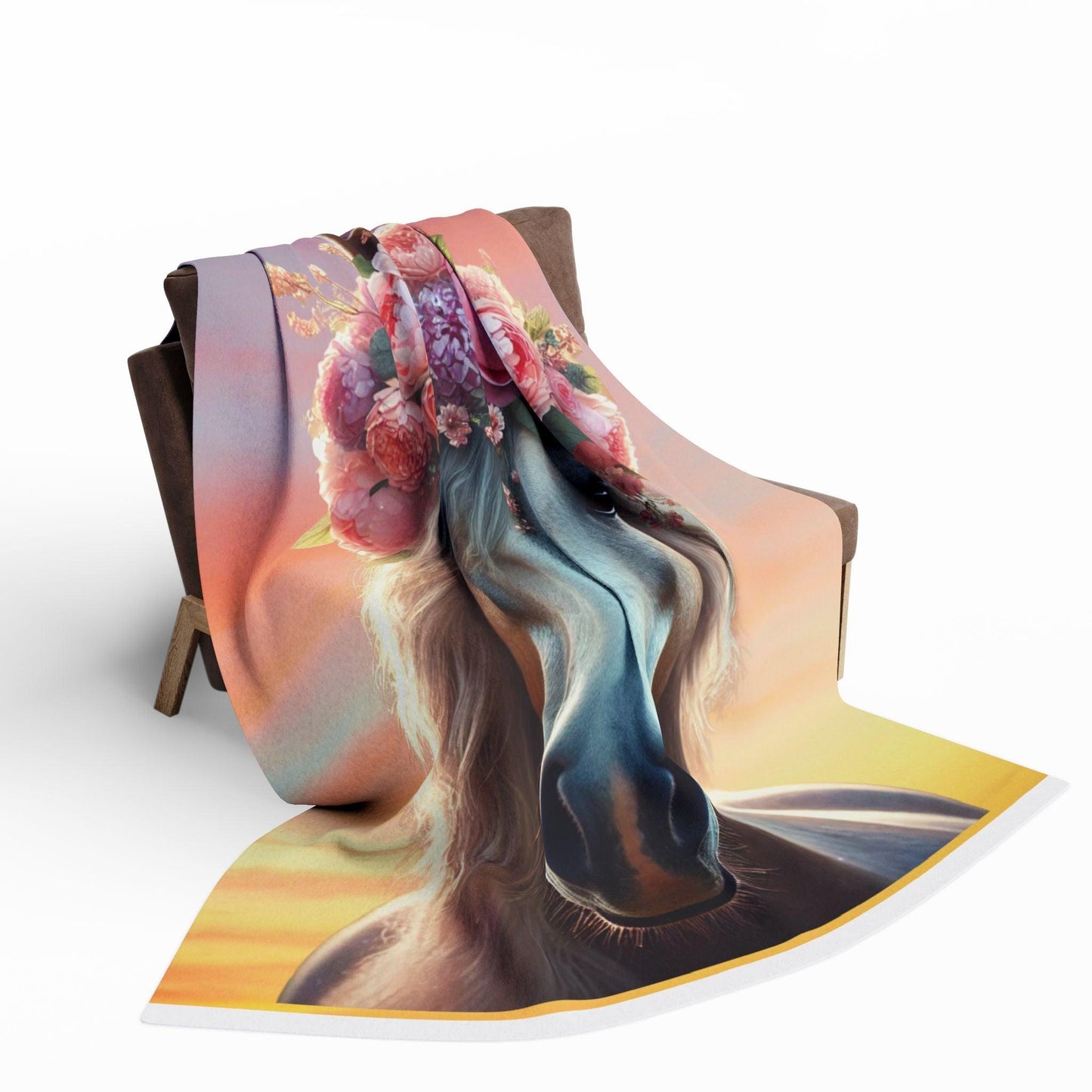 Horse Dreams Arctic Fleece Blanket - Cozy Up with Equestrian Charm! 🐴✨ - Whippie's