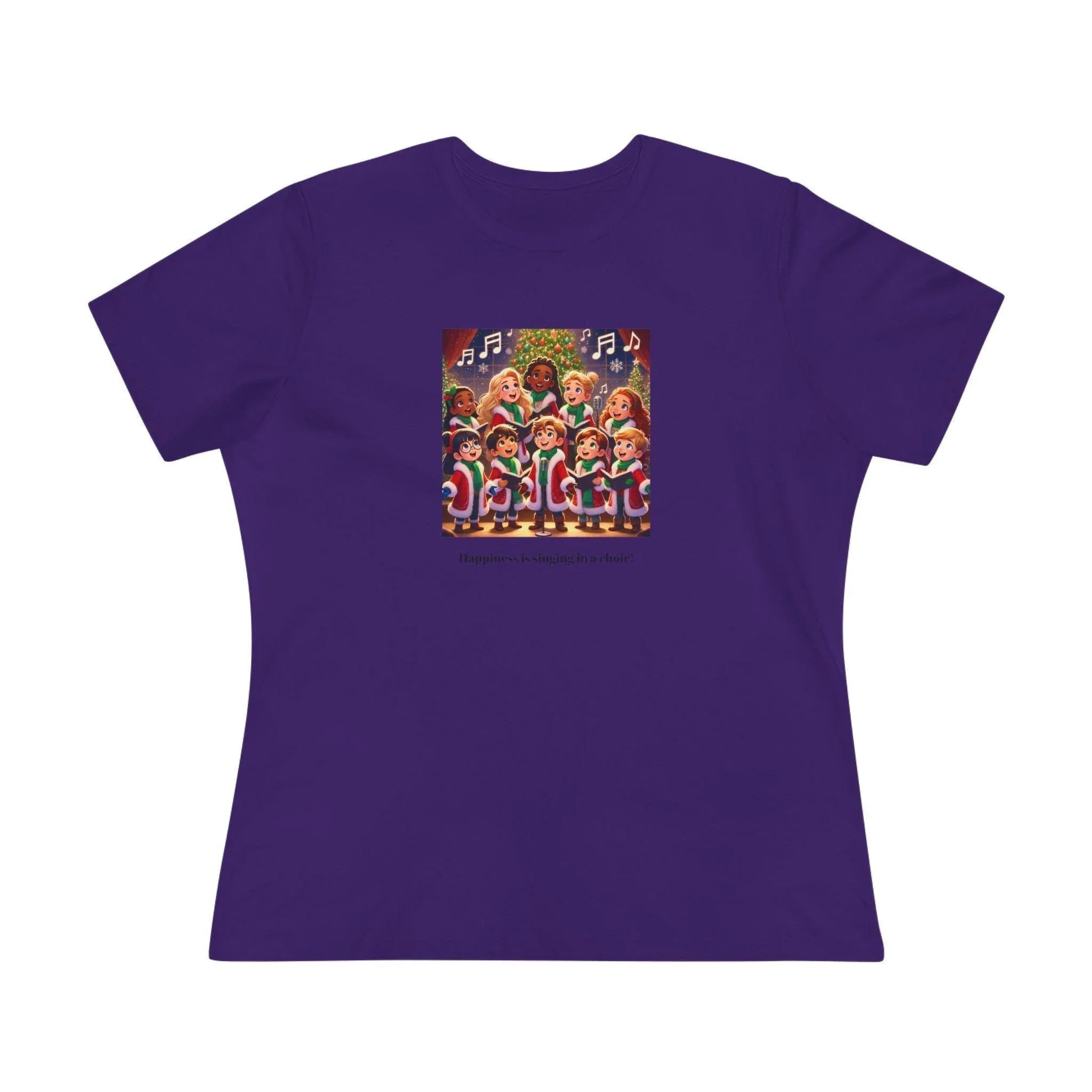 Happiness is Singing in a Choir - Women's Tee - Whippie's