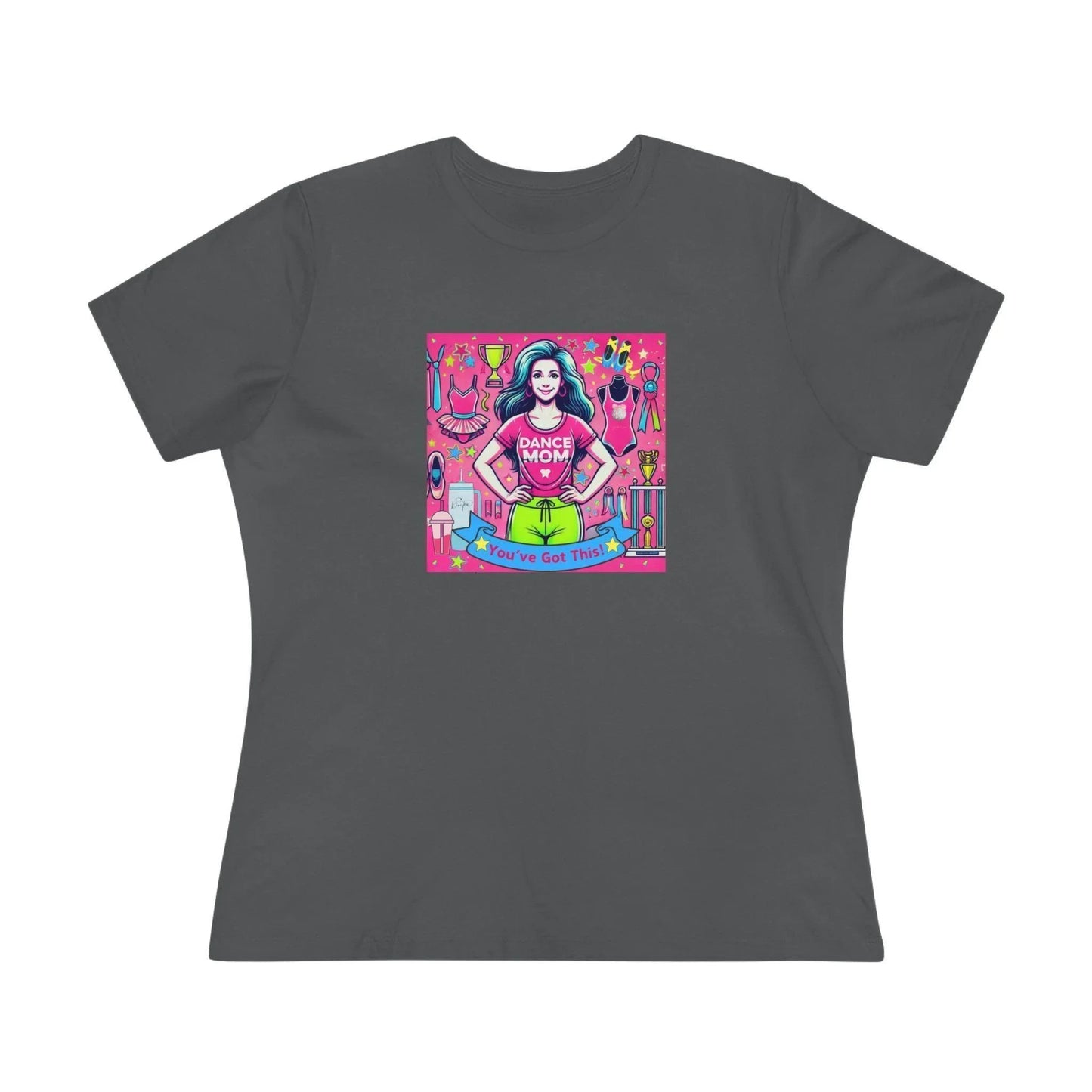 Dance Mom Magic (Brunette Mom) - A Colorful Celebration 🌈 - Women's Softstyle Tee - Whippie's