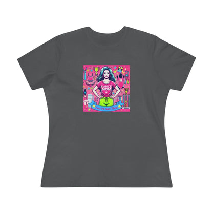 Dance Mom Magic (Brunette Mom) - A Colorful Celebration 🌈 - Women's Softstyle Tee - Whippie's