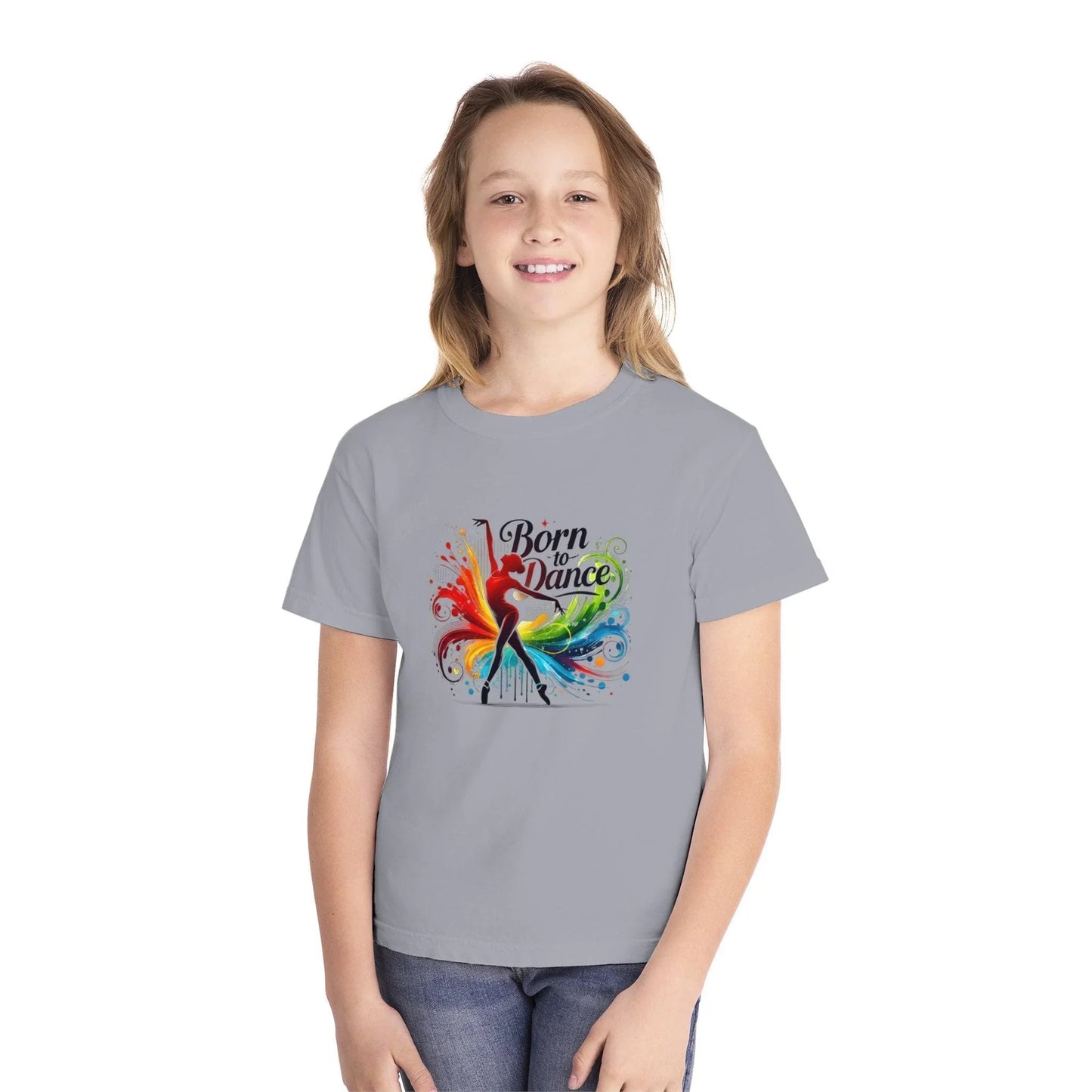🌈 Born to Dance 💃 Youth Midweight Tee ✨ - Whippie's
