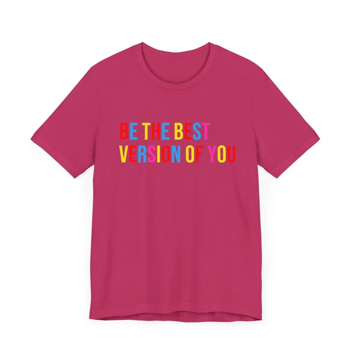 ✨ BE THE BEST VERSION OF YOU ✨ Unisex Jersey Tee 🌈 - Whippie's