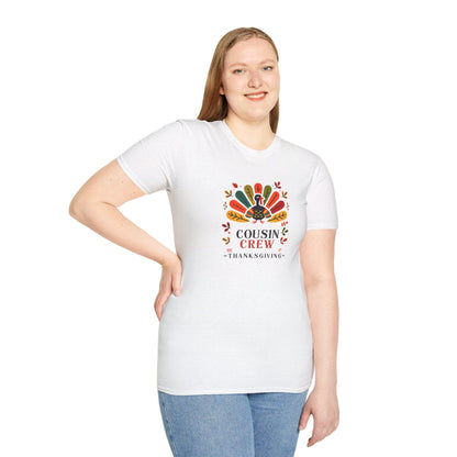 Thanksgiving Cousin Crew - Gobble 'Til You Wobble with Your Favorite Cousins! 🦃🍁 Unisex T-Shirt - Whippie's