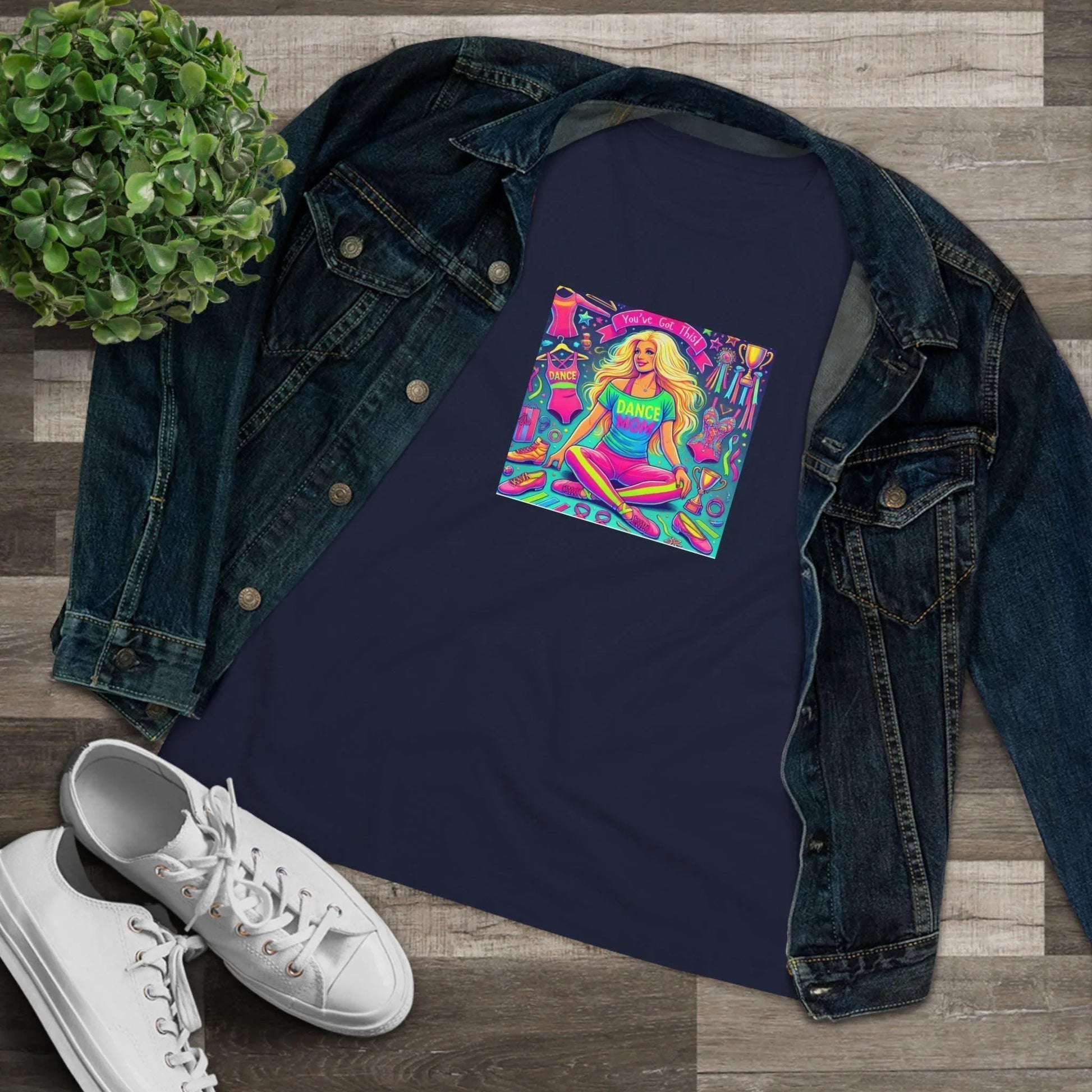 Dance Mom: You've Got This - Blonde Mom - Sitting - Women's Softstyle Tee - Whippie's
