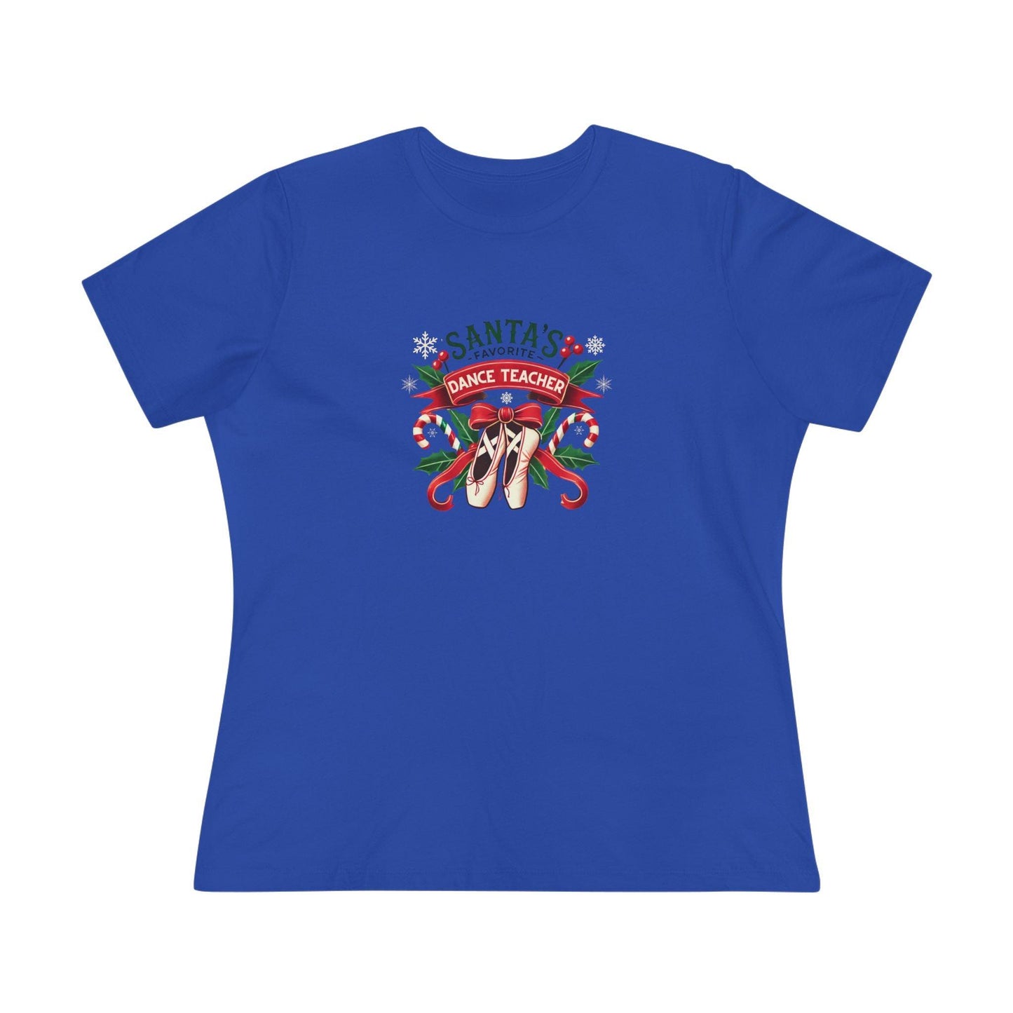 Santa's Favorite Dance Teacher Women's Softstyle Tee - Whippie's