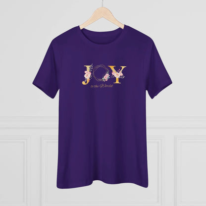 JOY to the World Women's Softstyle T-Shirt 🎄🌎💐 ✨ - Whippie's