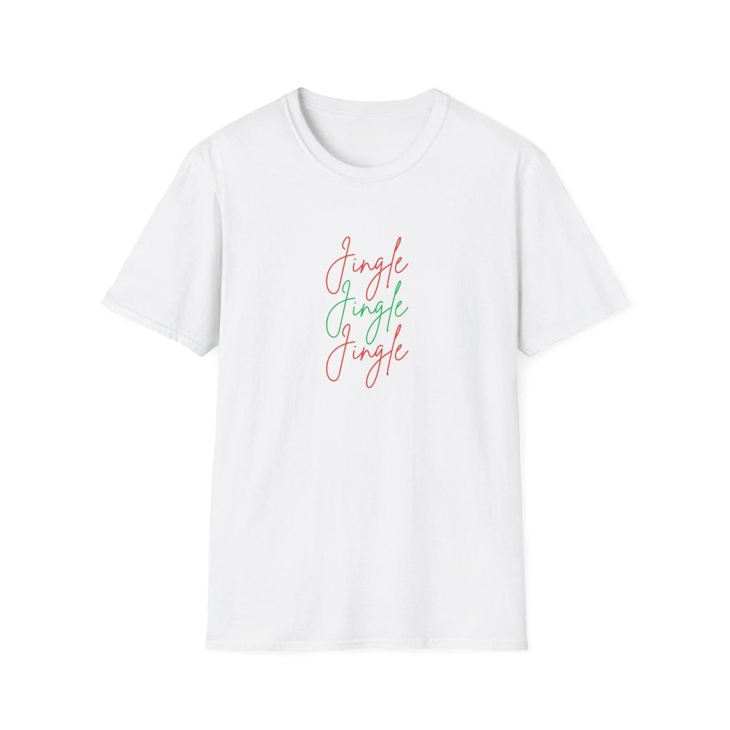 Jingle Jingle Jingle: All the Way to Christmas Fun! 🎄🎉🎁 - Unisex Softstyle T-shirt - Whippie's