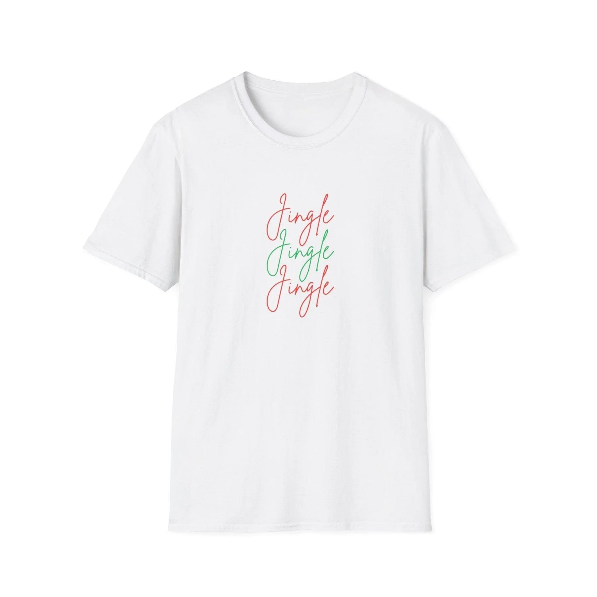 Jingle Jingle Jingle: All the Way to Christmas Fun! 🎄🎉🎁 - Unisex Softstyle T-shirt - Whippie's