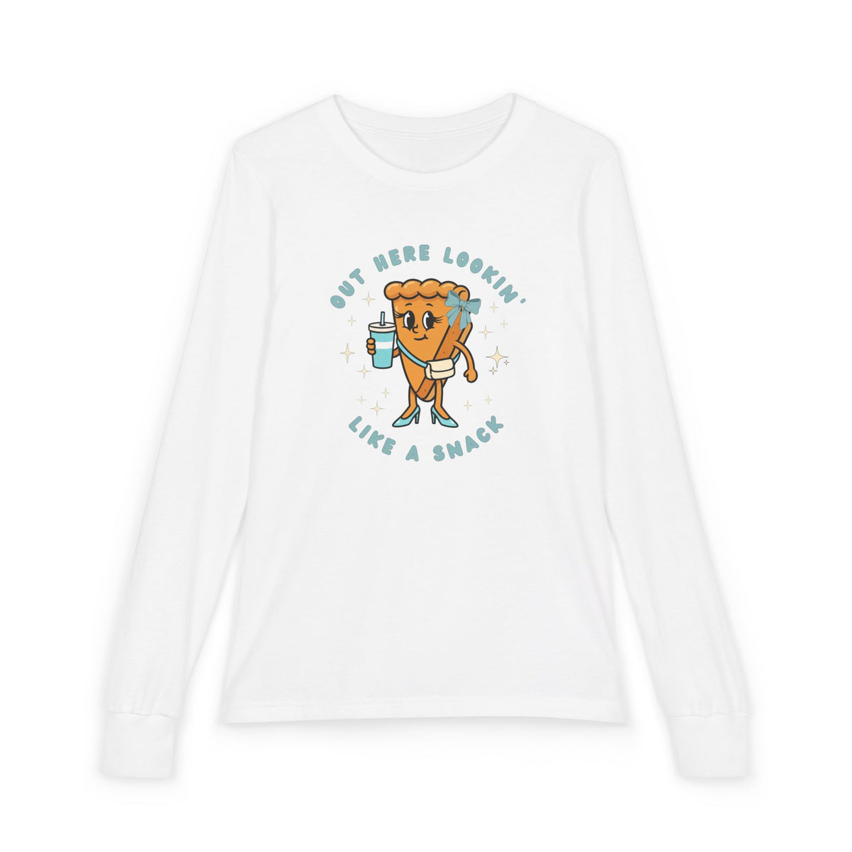 Pumpkin Pie Youth Shirt | Out Here Lookin’ Like a Snack Long Sleeve Tee