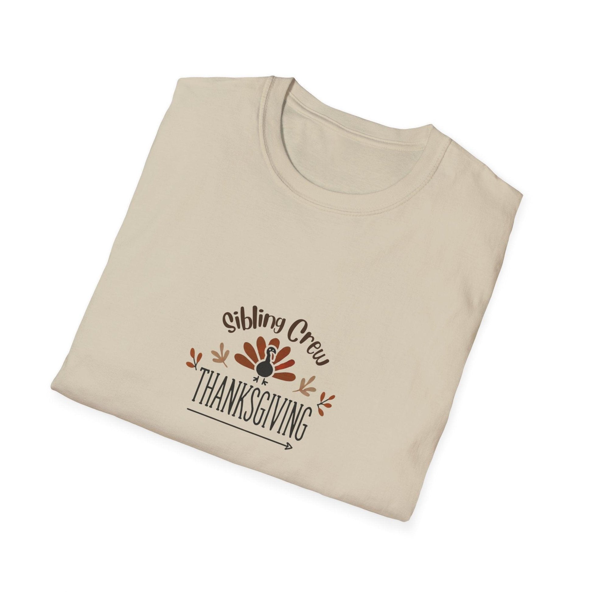 Thanksgiving Sibling Crew Unisex T-Shirt - Whippie's